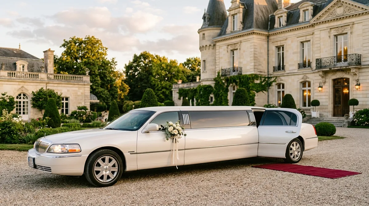Location limousine pour mariage : tarifs 2026 et conseils pratiques