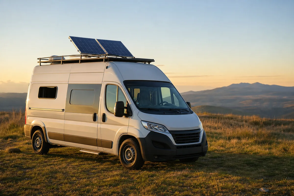 Panneau solaire pour van aménagé : puissance et pose