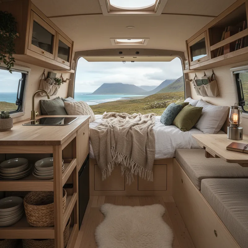 Vivre en van toute l'année : retour d'expérience après 12 mois